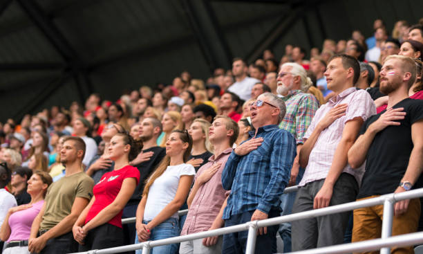National Anthem: NASCAR Kids Take America’s Hearts by a Storm With Adorable Performance NASCAR kids’ anthem at Bristol melts hearts, with fans praising MRO’s tradition as the choir steals the show bef