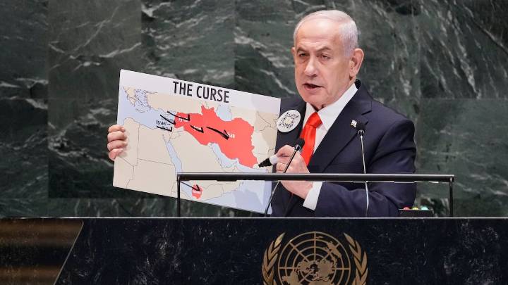 Netanyahu defiende la guerra en Gaza en la ONU. Asegura que Israel “ha aplastado la mayor parte de la máquina terrorista de Hamás”