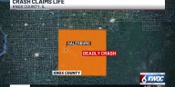 1 dead after truck with oversized load and car collide on US 150