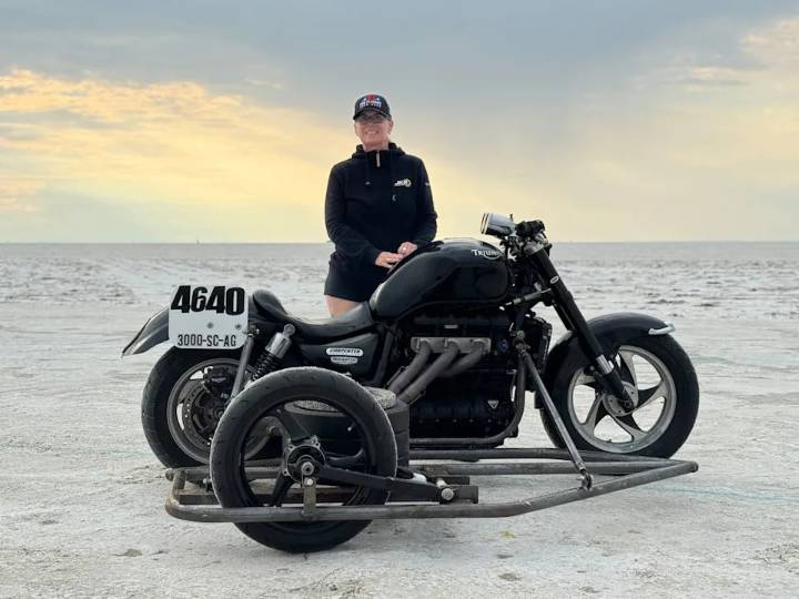 Edmonton woman sets new motorcycle speed records