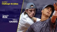 Ignacio Buse vs. Vilius Gaubas EN VIVO: ¿a qué hora juegan y dónde ver las semifinales del Challenger de Lisboa?