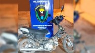 Recuperan una moto robada y apuntan a un sospechoso con antecedentes delictivos