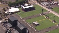 Crews working to transition festival grounds from Bourbon and Beyond to Louder Than Life