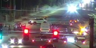 Crash blocks lanes on Pecos Road in North Las Vegas