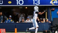 Colts WR Adonai Mitchell's fumble at goal line one of many self-inflicted mistakes in loss to Rams