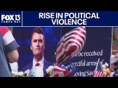 Charlie Kirk shooting highlights rise in political violence