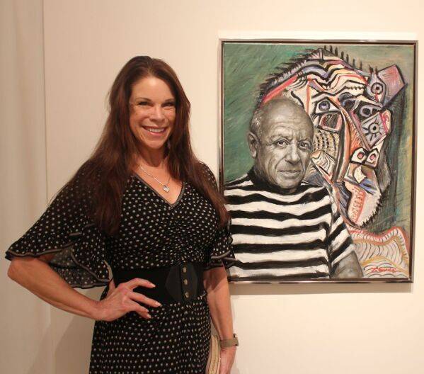 With 'Picasso's Mirror,' Naples Invitational artist Mary LeGarde captures Picasso's gentle side