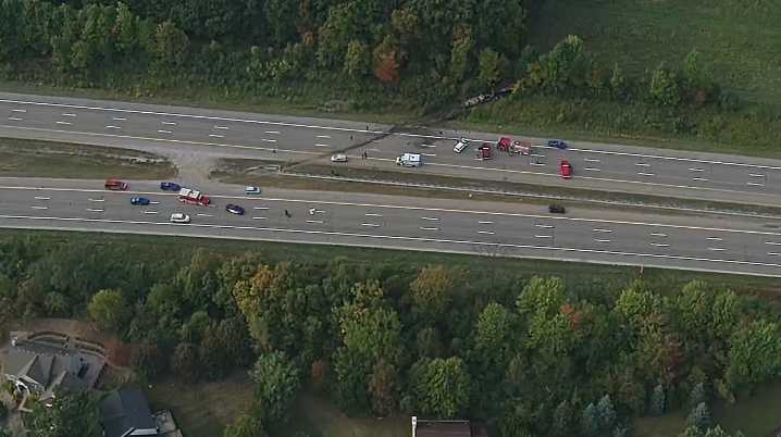 1 killed in crash on US-23 in Ann Arbor, forcing freeway to close for hours