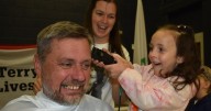 Close shave for Grimsby school principal reward for students raising cancer funds