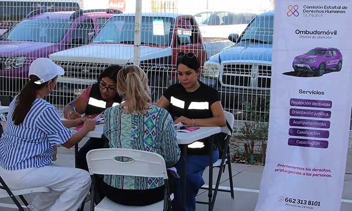 Ofrece CEDH casi 3 mil servicios en el Ombudsmóvil