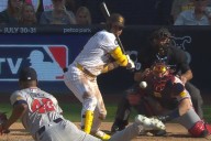 Luis Arráez llega a 1.000 hits en MLB y arranca su mejor mes regando líneas  [+VIDEO]