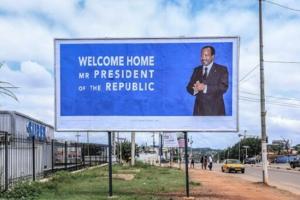 Cameroon’s president Biya: absent candidate in election