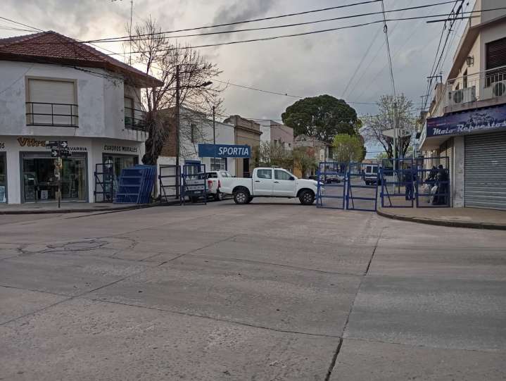Volvieron las vallas al centro de la ciudad