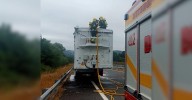 Arde un camión cargado de plásticos en la A