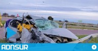 21:00 Murió una mujer de Comodoro tras chocar de frente contra un vehículo en La Pampa
