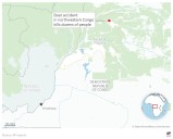 Boat capsizes in Congo, killing at least 86, most of them students