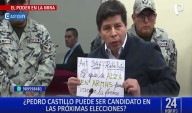 Pedro Castillo: “Pido al Ministerio Público que muestre las armas que use el 7 de diciembre”