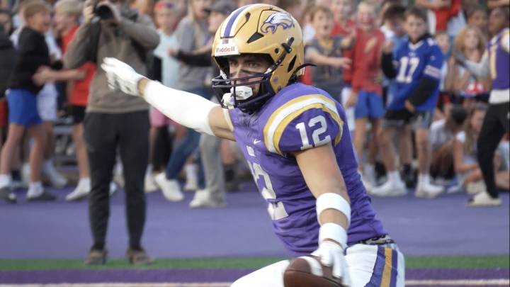 Avon goes to the air early to take down No. 1 Glenville