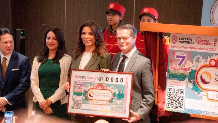 Billete de Lotería Nacional se suma a la difusión de la Semana Nacional de Salud Pública 2025