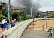 Un herido y un coche calcinado en el incendio de un garaje en Castro
