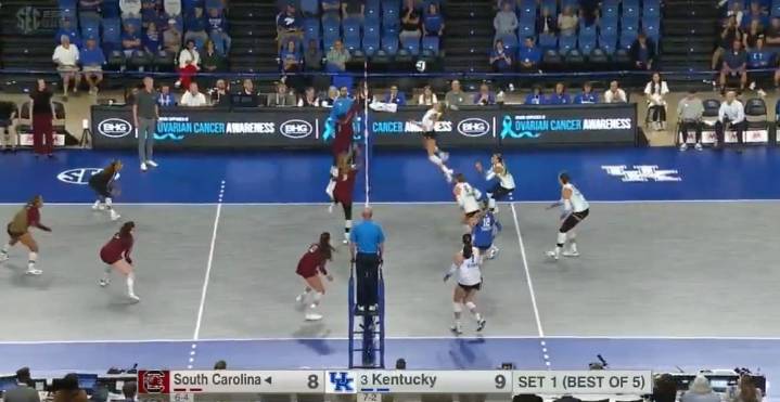 No. 3 Kentucky Volleyball sweeps South Carolina in SEC opener
