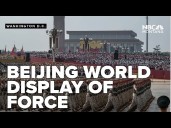 Leaders from top US adversaries band together in a show of force Military parade