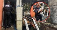 VIDEO: Policías de CDMX rescatan a dos perritos atrapados tras incendio y acaban intoxicados
