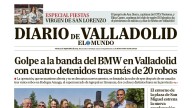 Portada de Diario de Valladolid del 5 de septiembre de 2025