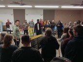 Residents pack town hall to oppose cell tower site