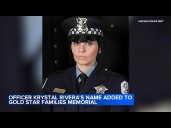 Fallen Chicago Police Officer Krystal Rivera enshrined on Gold Star memorial wall