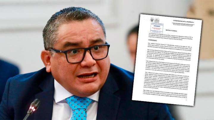 Presentan moción de censura contra Juan José Santiváñez por “falta de idoneidad y probidad”
