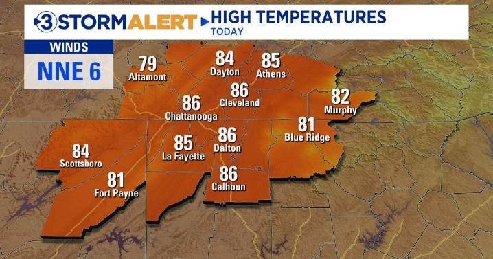 Unseasonably warm temperatures continue this week