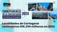 Localidades de Cartagena contrataron $16.350 millones en 2024: Funcicar