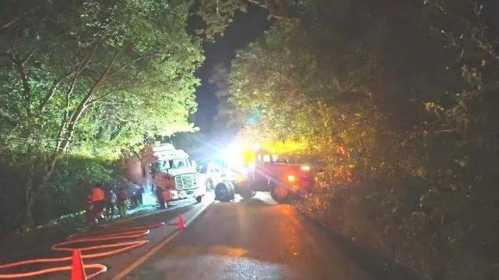 Huejutla: Liberan la circulación en la carretera México