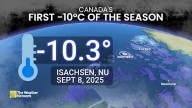 Bundle up: Canada records first -10°C temperature of the season