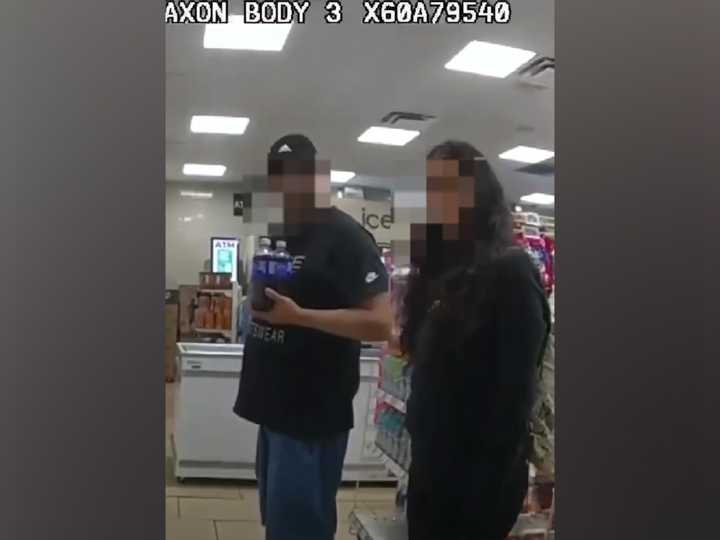 Couple enters 7-Eleven, woman uses hand signals to seek help, man arrested: Police