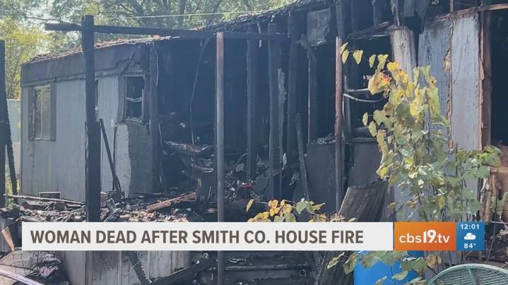 Woman dead after house fire in Lindale