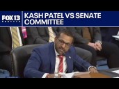 FBI director Kash Patel grilled by Senate Committee