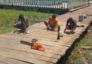 Lanzan el Plan Madera para rehabilitar caminerías en comunidades de Antonio Díaz