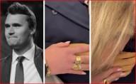 VIDEO Erika Kirk sus últimos momentos con Charlie en el funeral