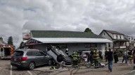 Vehicle rollover crash outside Gunny's Lounge in New Kensington sends 2 to hospital