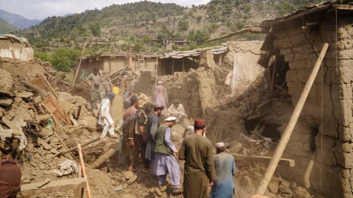 Families search for survivors under rubble after Afghan earthquake