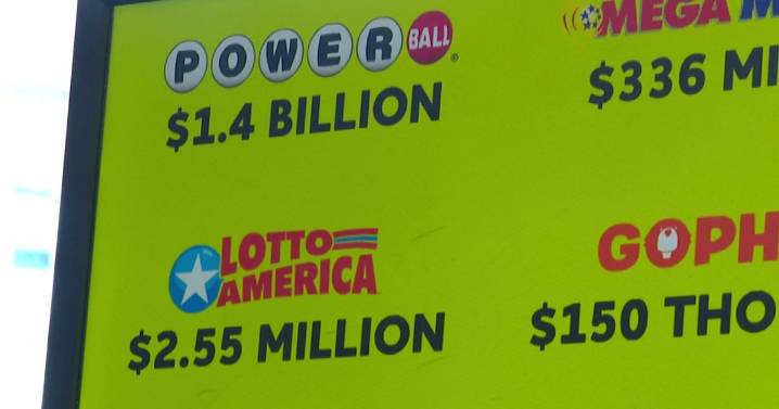 Powerball jackpot soars to $1.4 billion