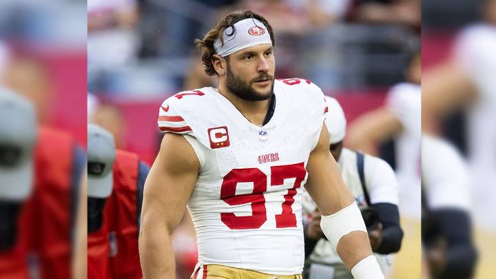Kyle Shanahan thinks Nick Bosa avoided ACL injury, but tests needed