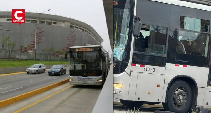 Bus del Metropolitano atropella a hombre que cruzó vía exclusiva cerca del Estadio Nacional