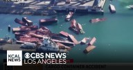 Dozens of shipping containers spill into ocean after apparent accident at Port of Long Beach