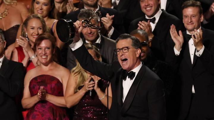 Stephen Colbert Wins 'Late Show' Emmy After Controversial Cancelation