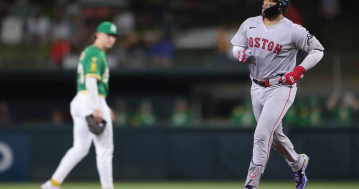 Red Sox power to 7-0 win over Athletics