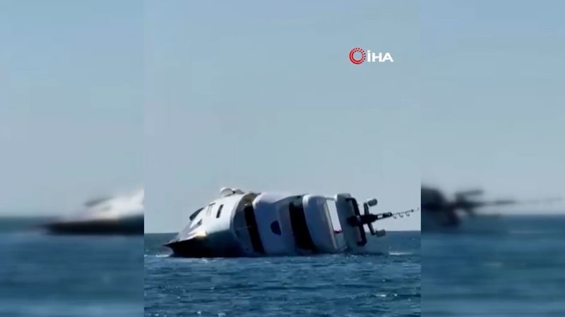 Yate de lujo se hunde minutos después de su lanzamiento en Turquía