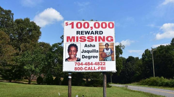 Where is Asha Degree? New billboards reflect reward offered